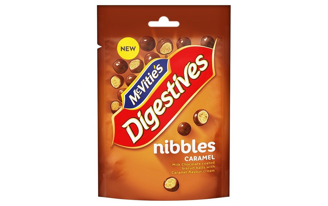 Mc-Vities Digestives Nibbles Caramel   Pack  120 grams